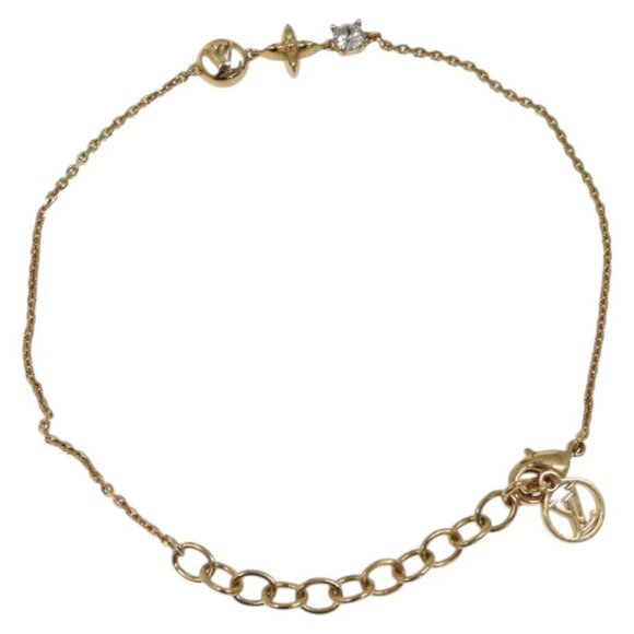 LOUIS VUITTON Bracelet Petit Louis Bracelet metal Gold M00374 LV Auth sw559 - Picture 1 of 7